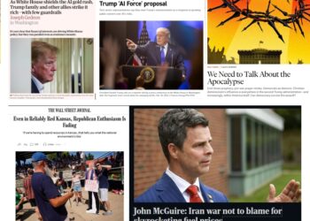 Sunday (9/20) News Roundup: Massive Corruption as “White House shields the AI gold rush”; “Tech industry scratches its head over Trump ‘AI Force’ proposal”