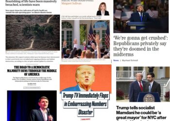 Tuesday (9/22) News Roundup: “‘Planetary boundaries’ necessary for flourishing of life have been massively breached, scientists warn”; R’s Privately Say They’re “Doomed” in Midterms