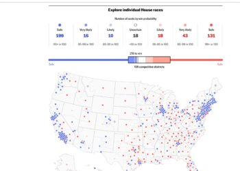 With 45 Days to Go Until 11/3/26, How Do the Political Modelers/Forecasters Rate the Midterms – Nationally and in Virginia – for US House Right Now?
